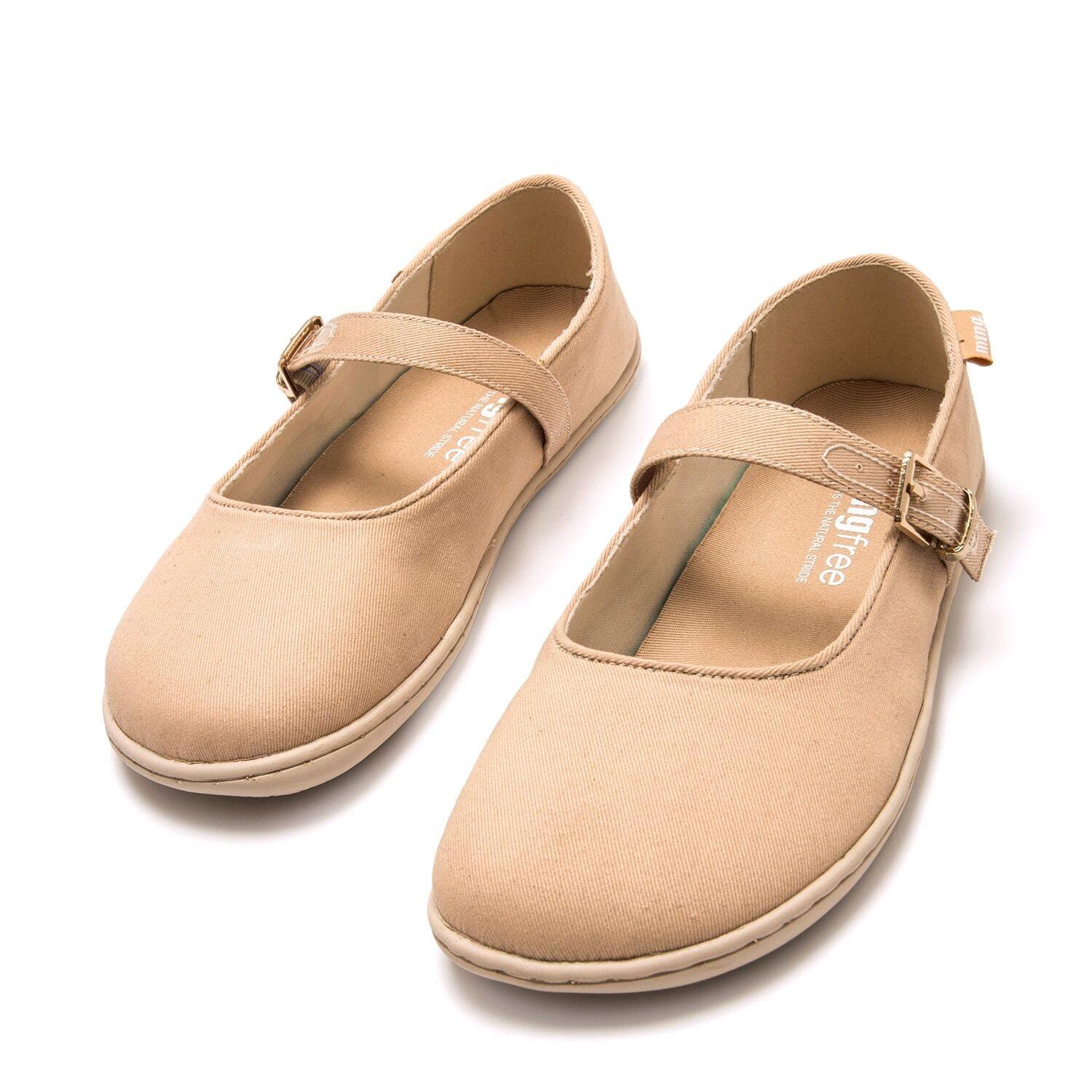 Scarpe piatte barefoot Donna MTNG Free-yoi Beige 6/7