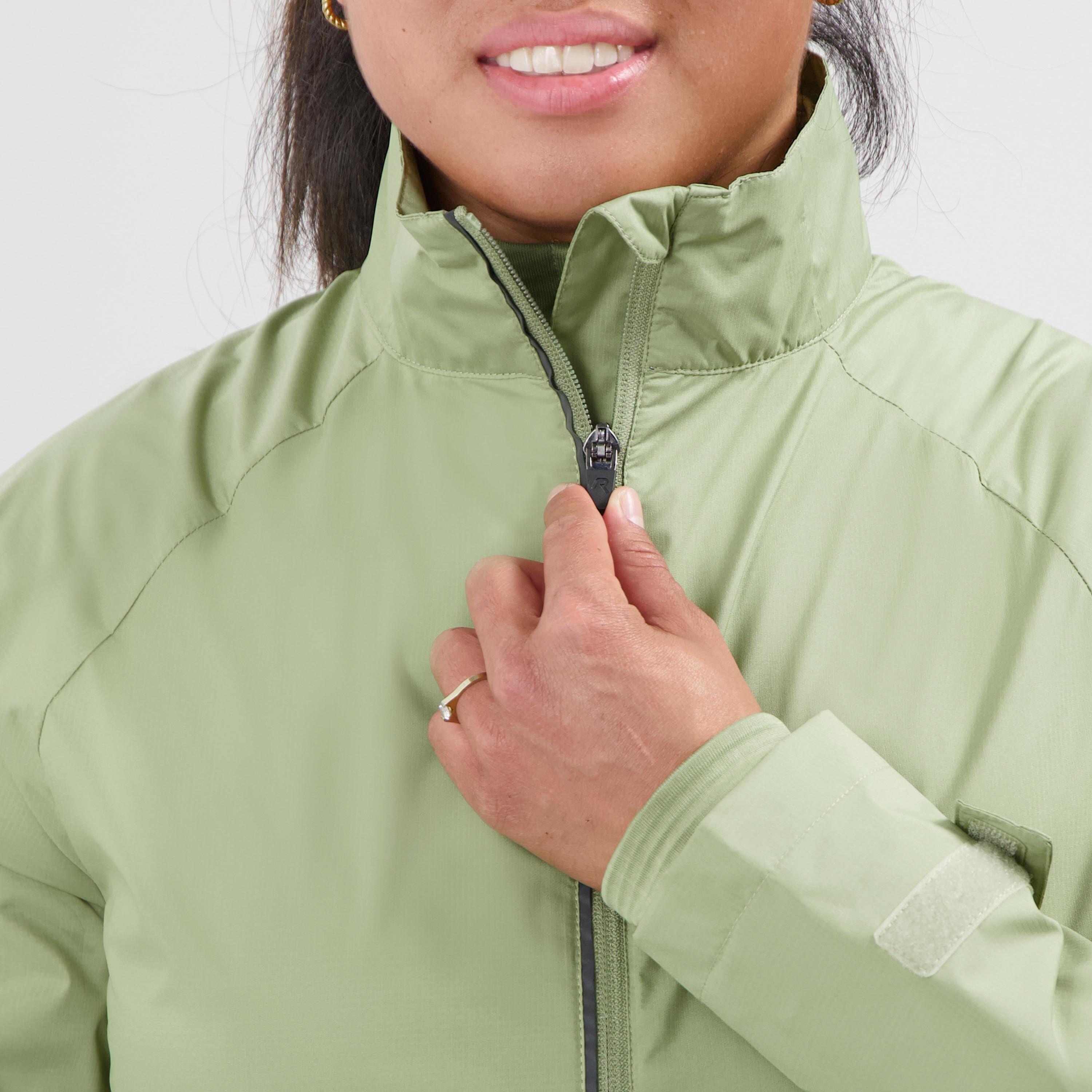 Veste de running femme Essential Vert 5/7