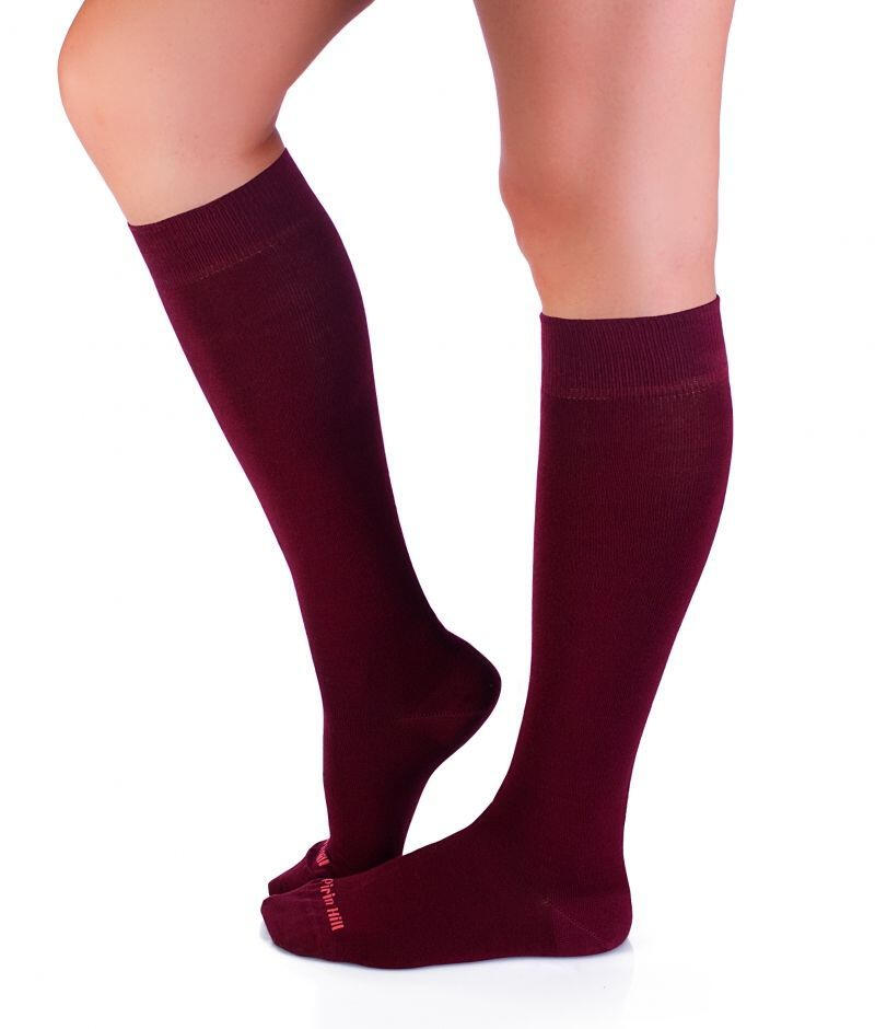 Chaussettes en bambou 3/4 COMFORT FEET Bordeaux 2/3