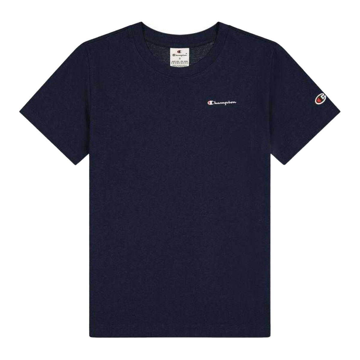 Maglietta Logo Donna Champion Blu Navy 2/4