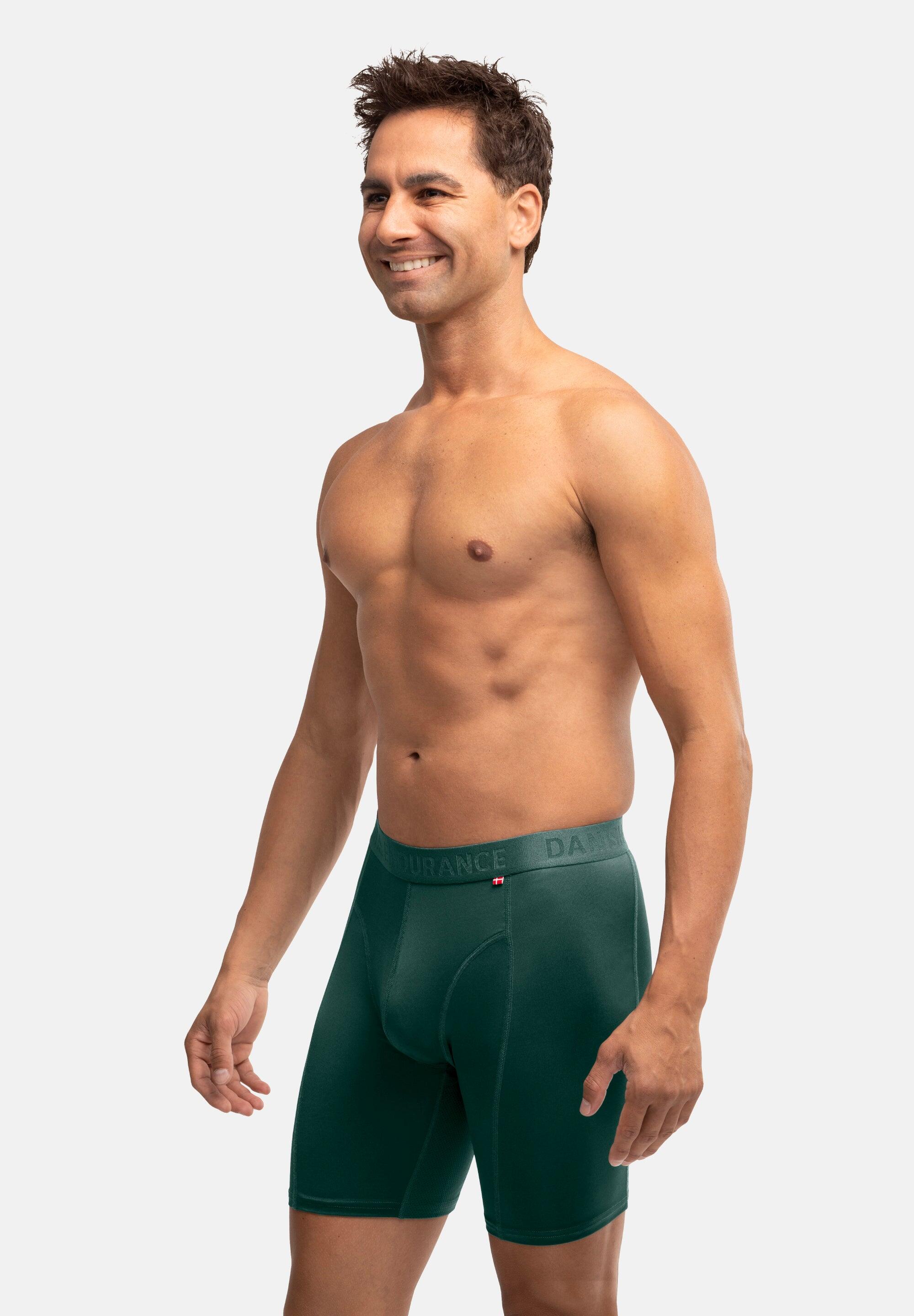 Sportboxers voor heren extra lange pijp anti-schuren 3 paar 4/6