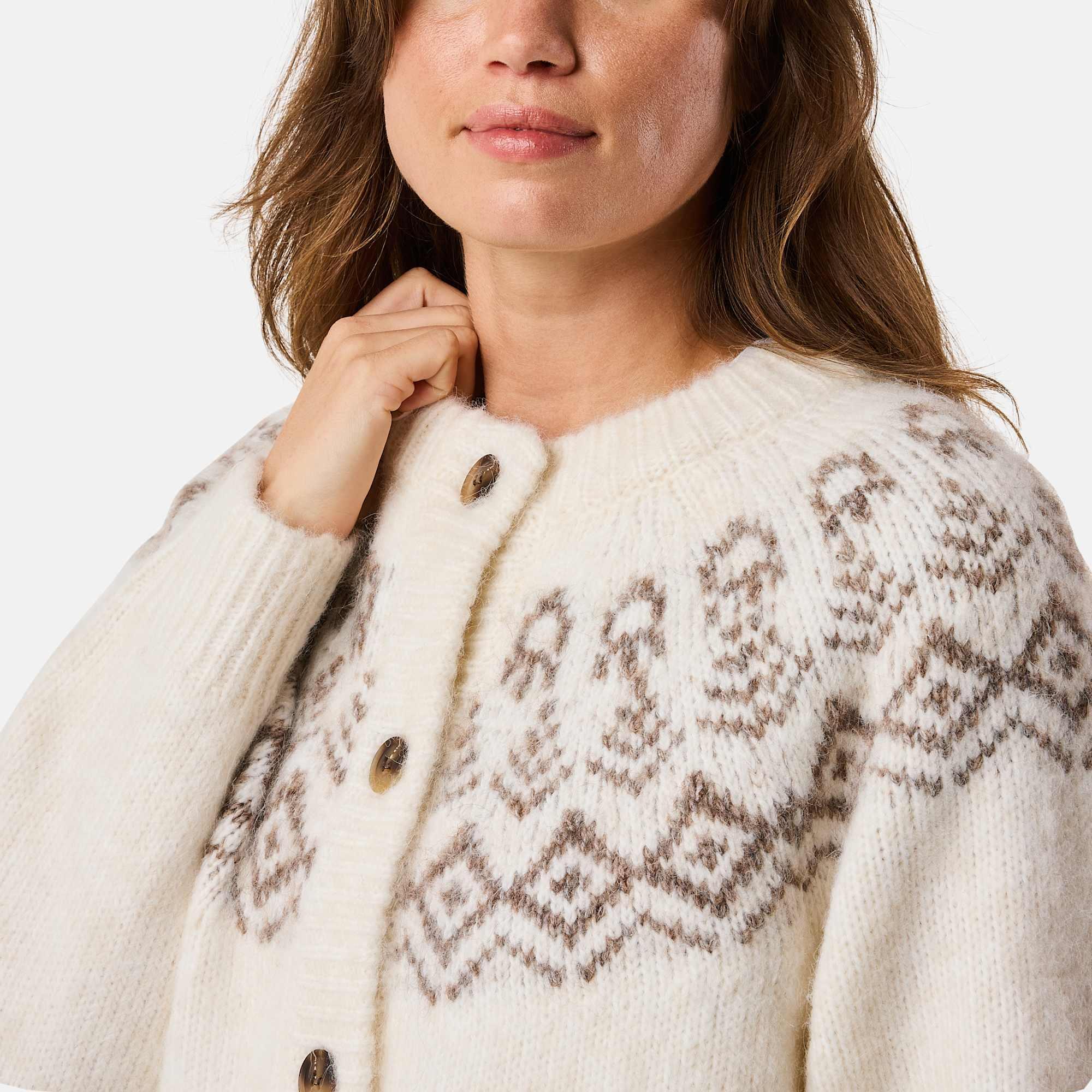 Cardigans laine tricotée femmes Lofoten sweaters 5/7