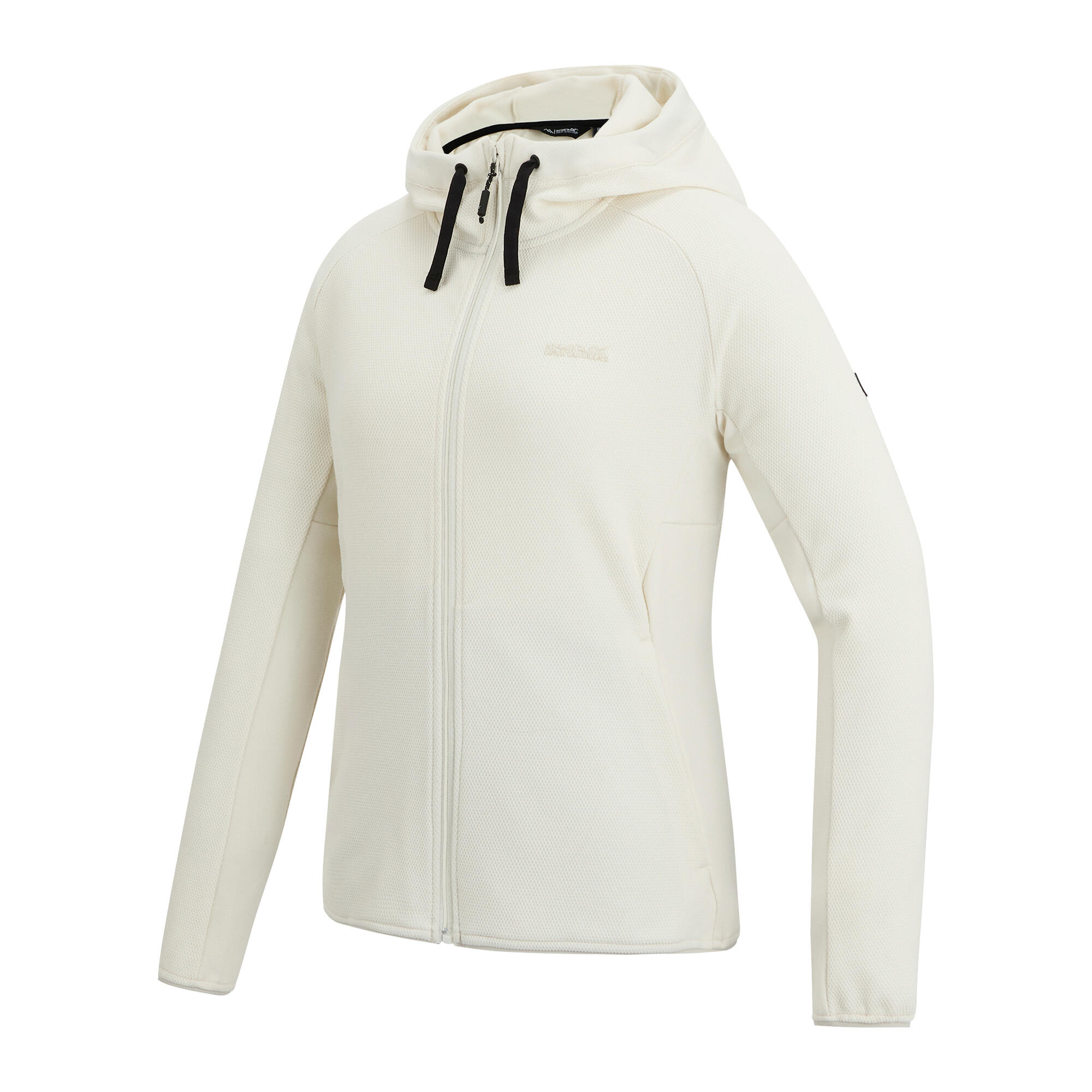 Womens/Ladies Nayna Fleece Jacket (Barely White) 3/5