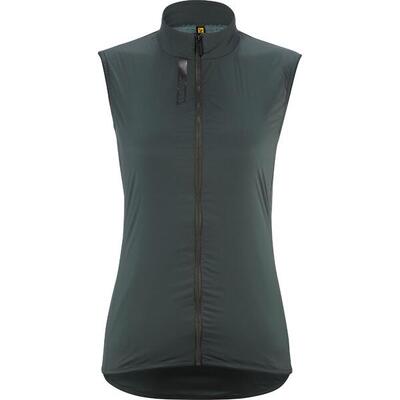 Women's mavic ksyrium thermo sleeveless vest green