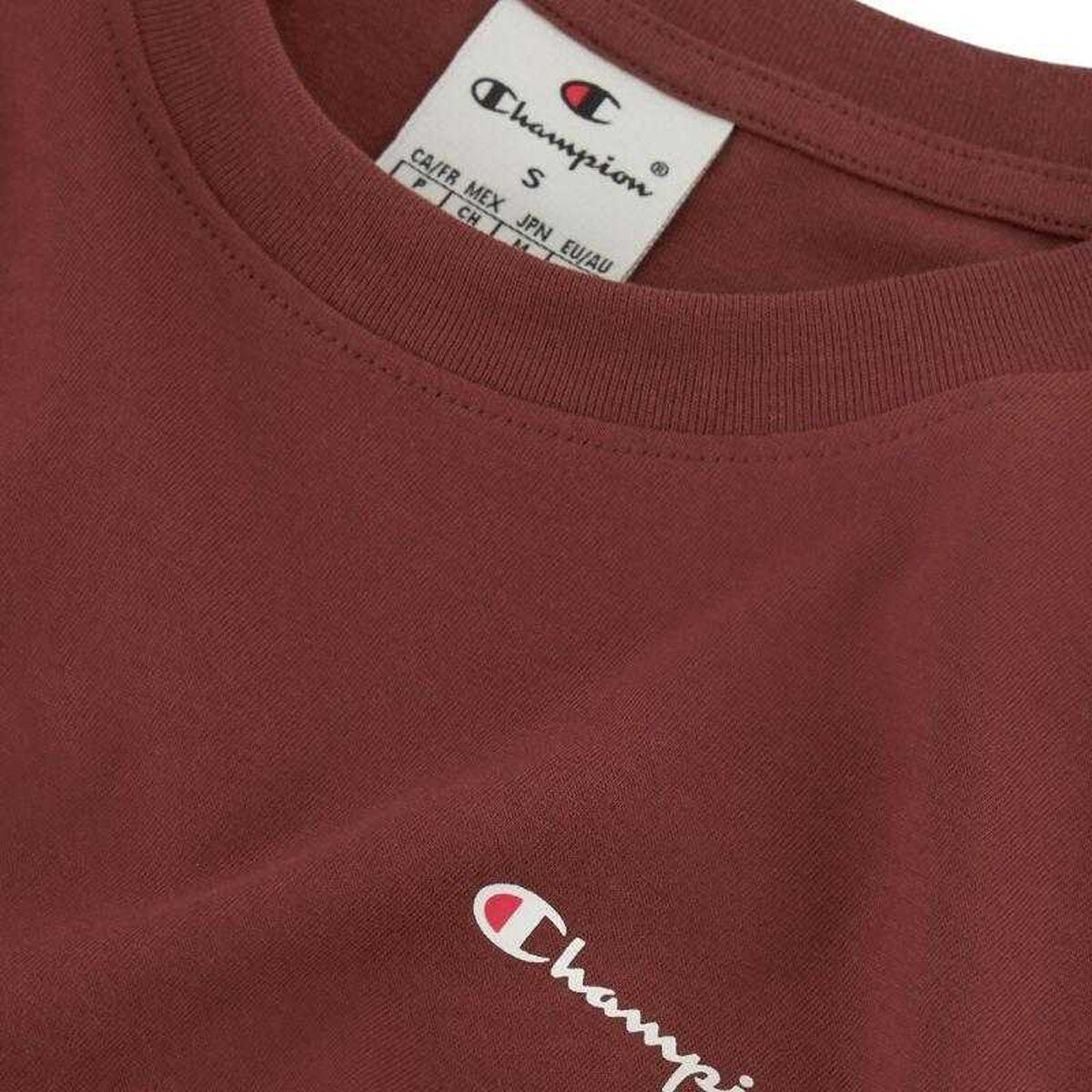 Maglietta Logo Donna Champion Marrone 4/4