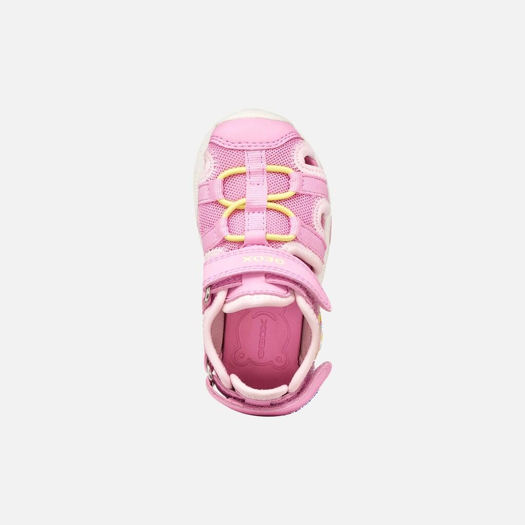 Sandales Bébé Fille SANDAL MULTY BABY GIRL Rose Foncé/Jaune Clair 7/7
