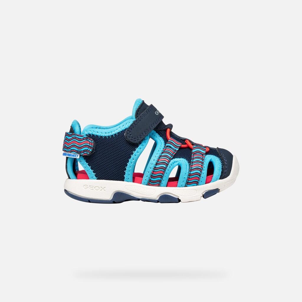 Sandales Bébé Garçon B SANDAL MULTY BOY Bleu Marine/Bleu Ciel 2/7