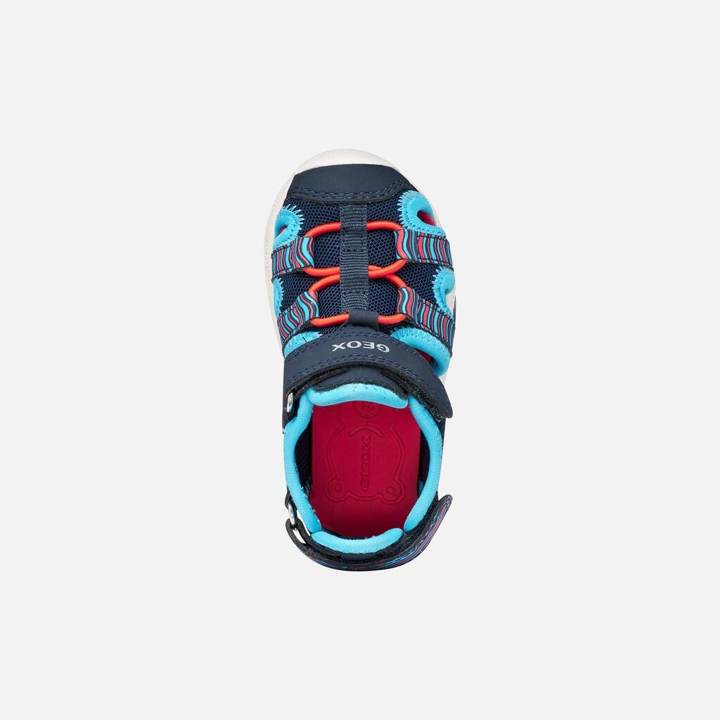 Sandales Bébé Garçon B SANDAL MULTY BOY Bleu Marine/Bleu Ciel 7/7