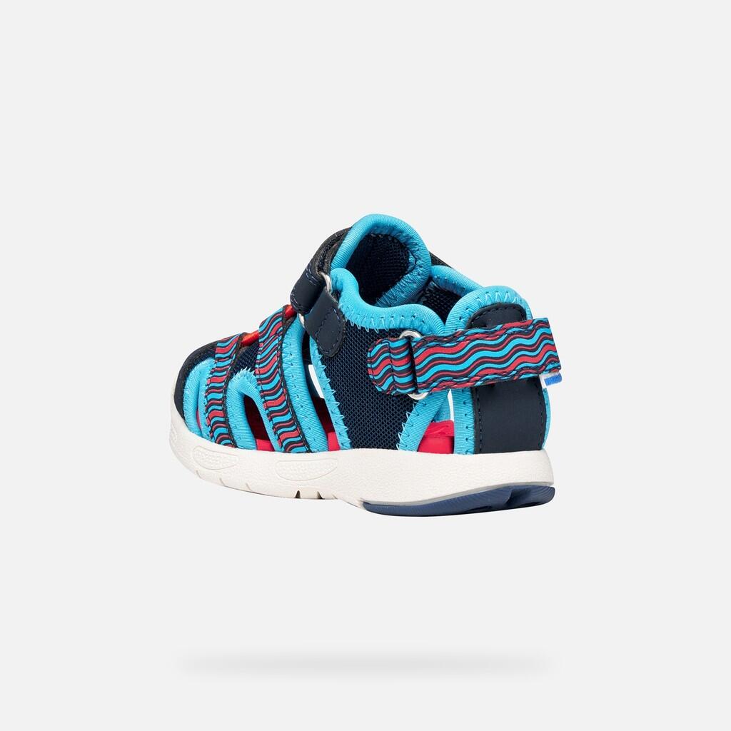 Sandales Bébé Garçon B SANDAL MULTY BOY Bleu Marine/Bleu Ciel 5/7