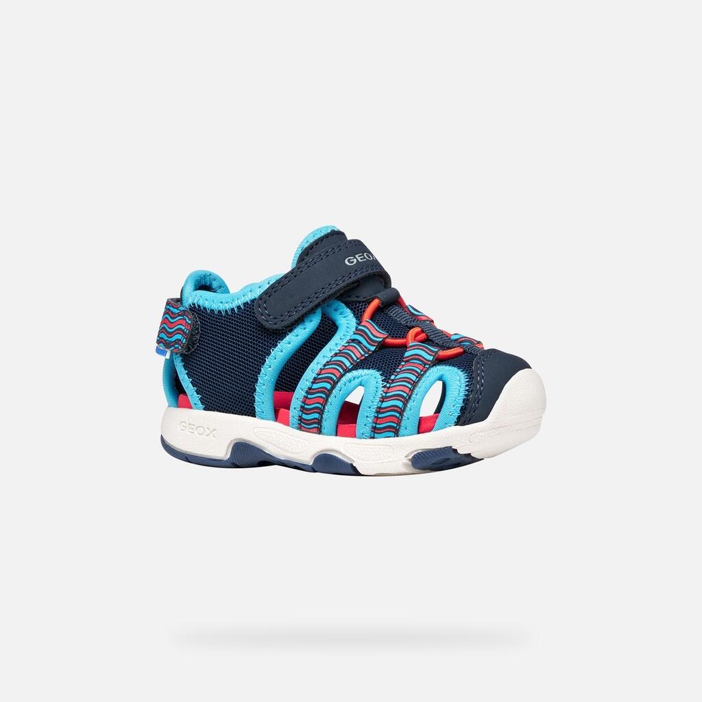 Sandales Bébé Garçon B SANDAL MULTY BOY Bleu Marine/Bleu Ciel 4/7