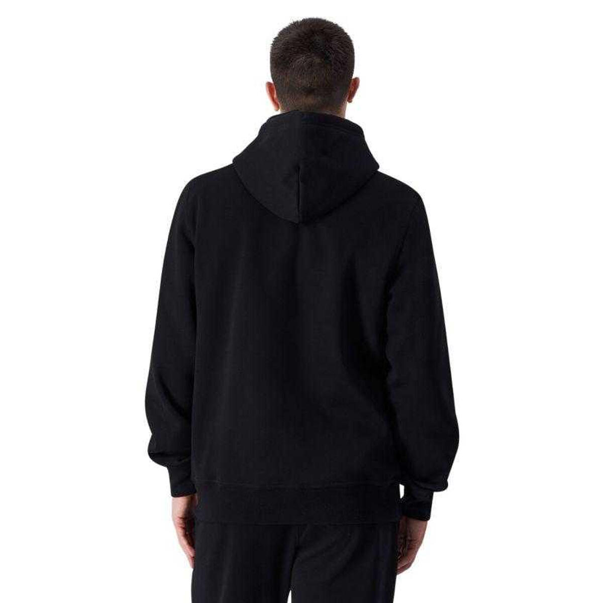 Felpa Con Cappuccio Standard Logo Uomo Champion Nero 3/4