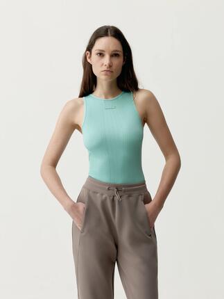 T-shirt de sport femme Nora sans manches effet seconde peau