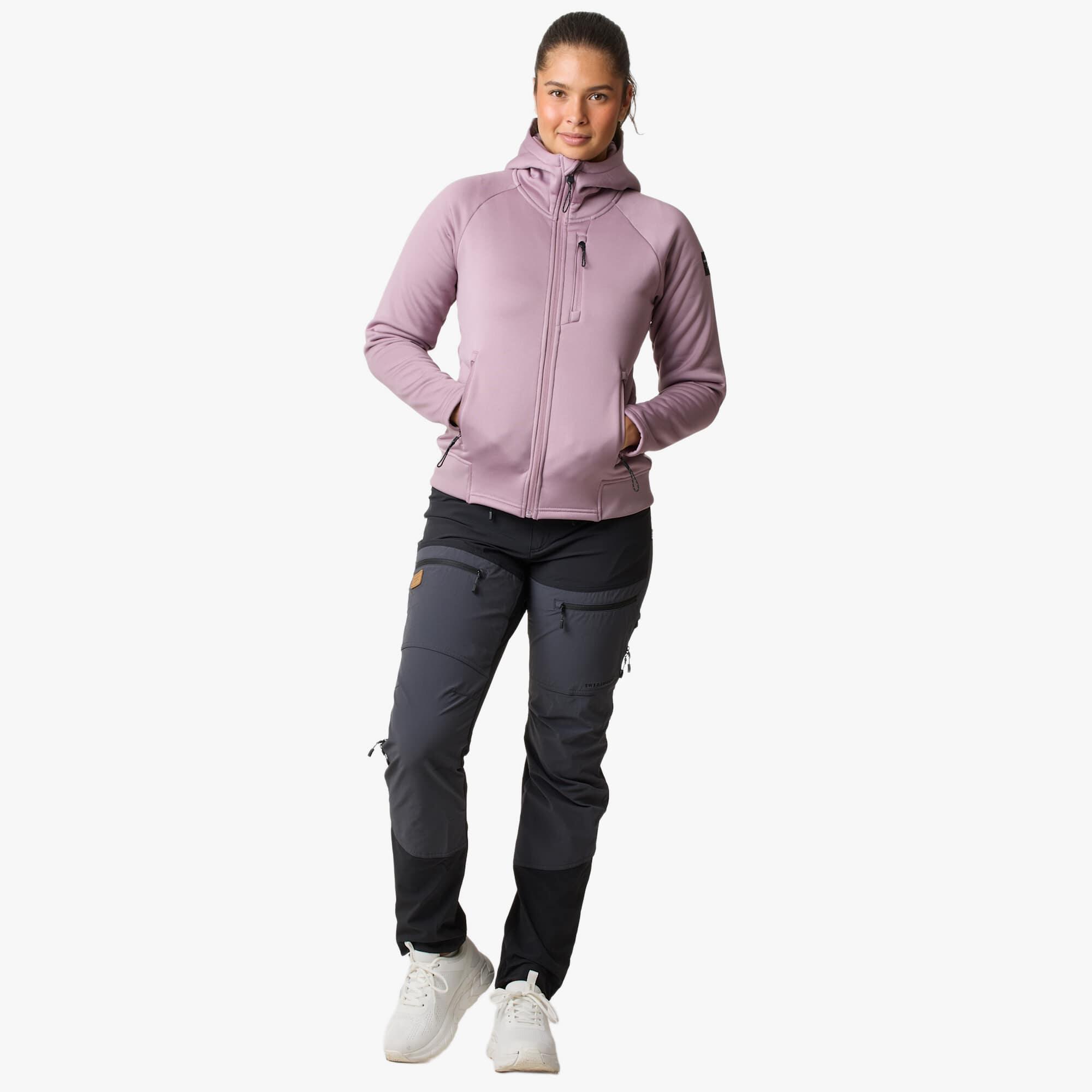 Sweat à capuche randonnée femme Tech Stretch Lofoten Hood 3/7