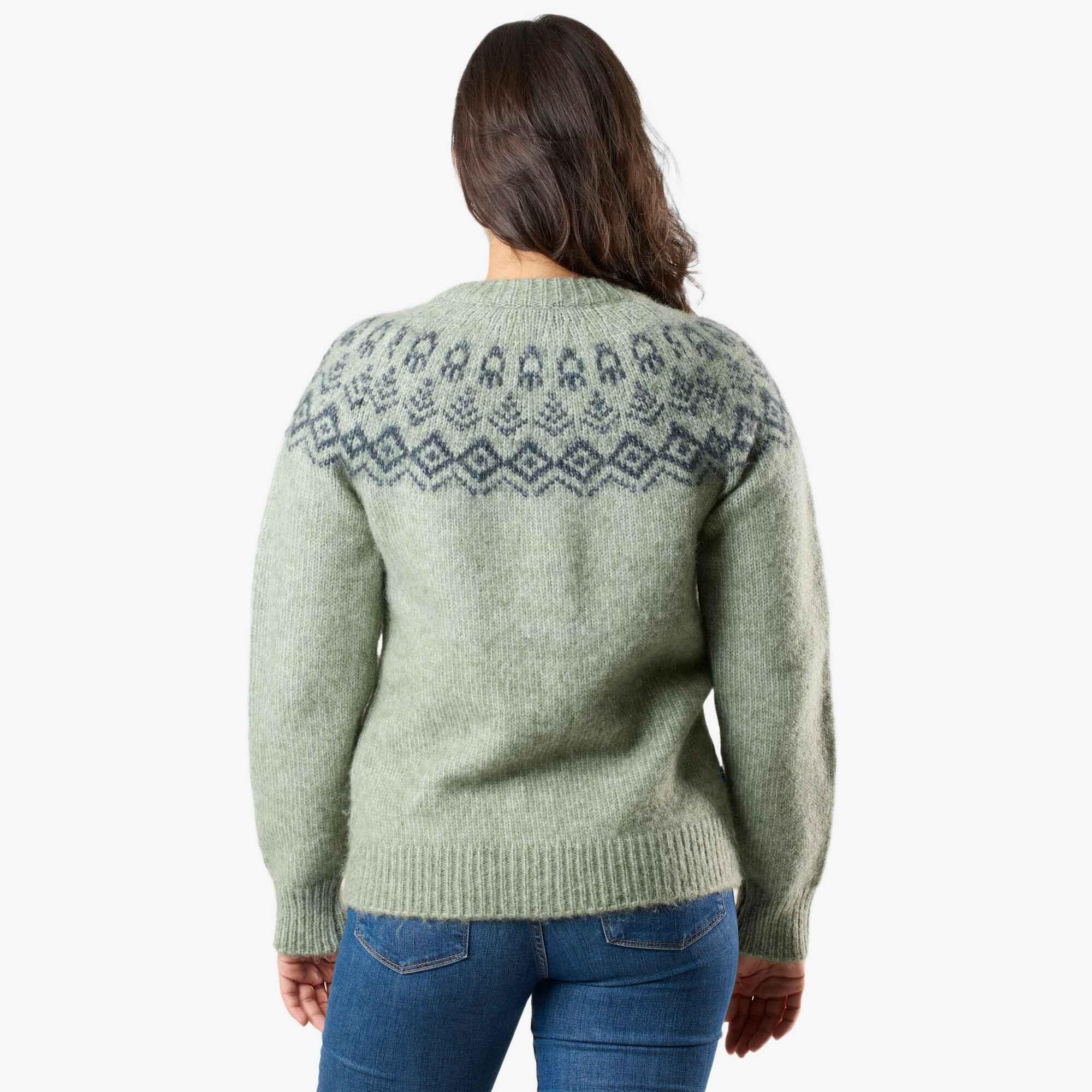Dames sweaters cardigan Lofoten wol gebreid 2/7