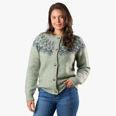 Vest (gebreid) vrouw lofoten normaal