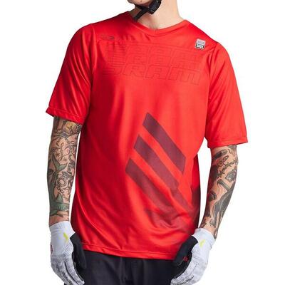 Troy Lee Designs Skyline Sram Eagle Short Sleeve Jersey Red