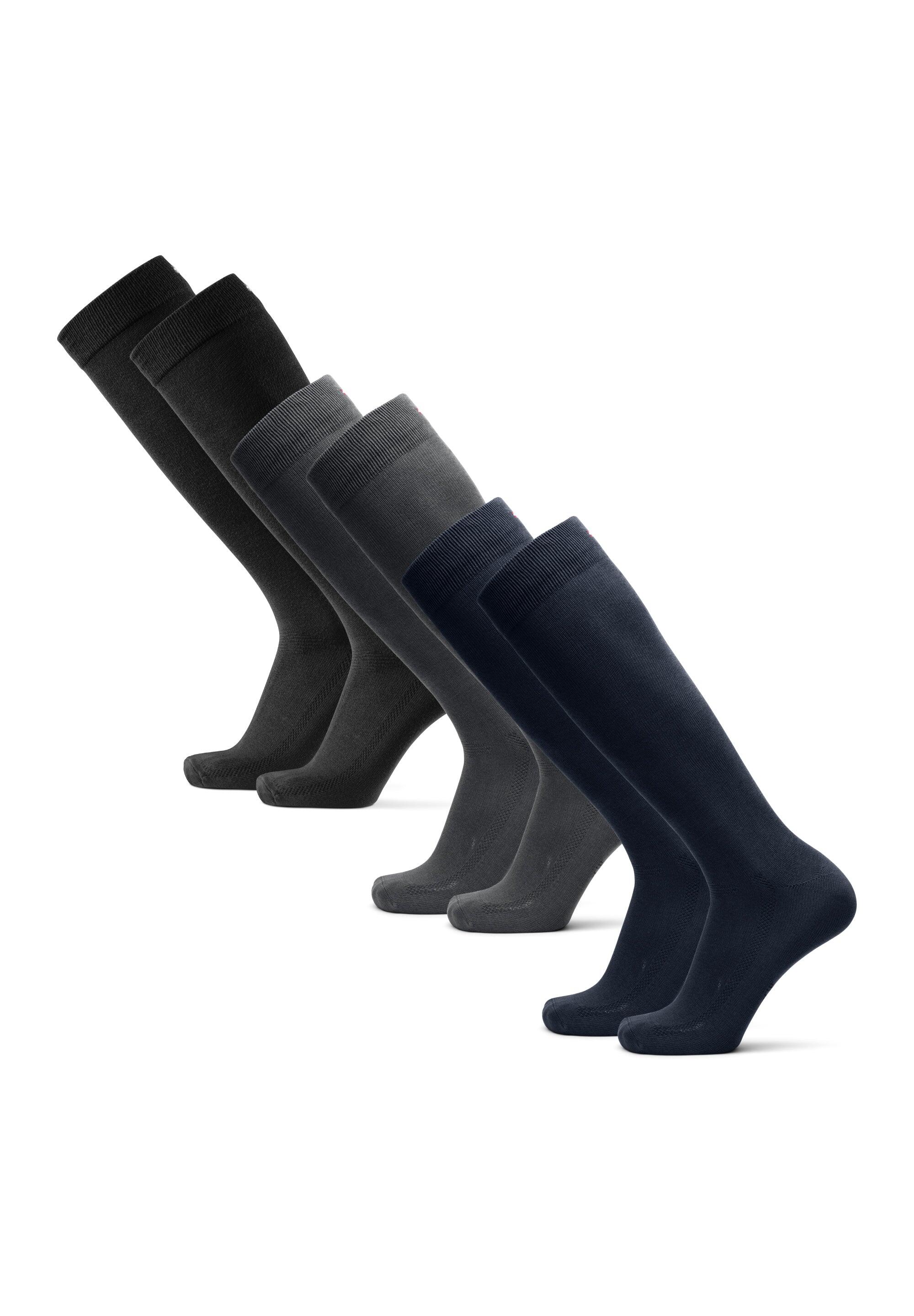 Calcetines de vestir de bambú hasta la rodilla 3 pares 3/5