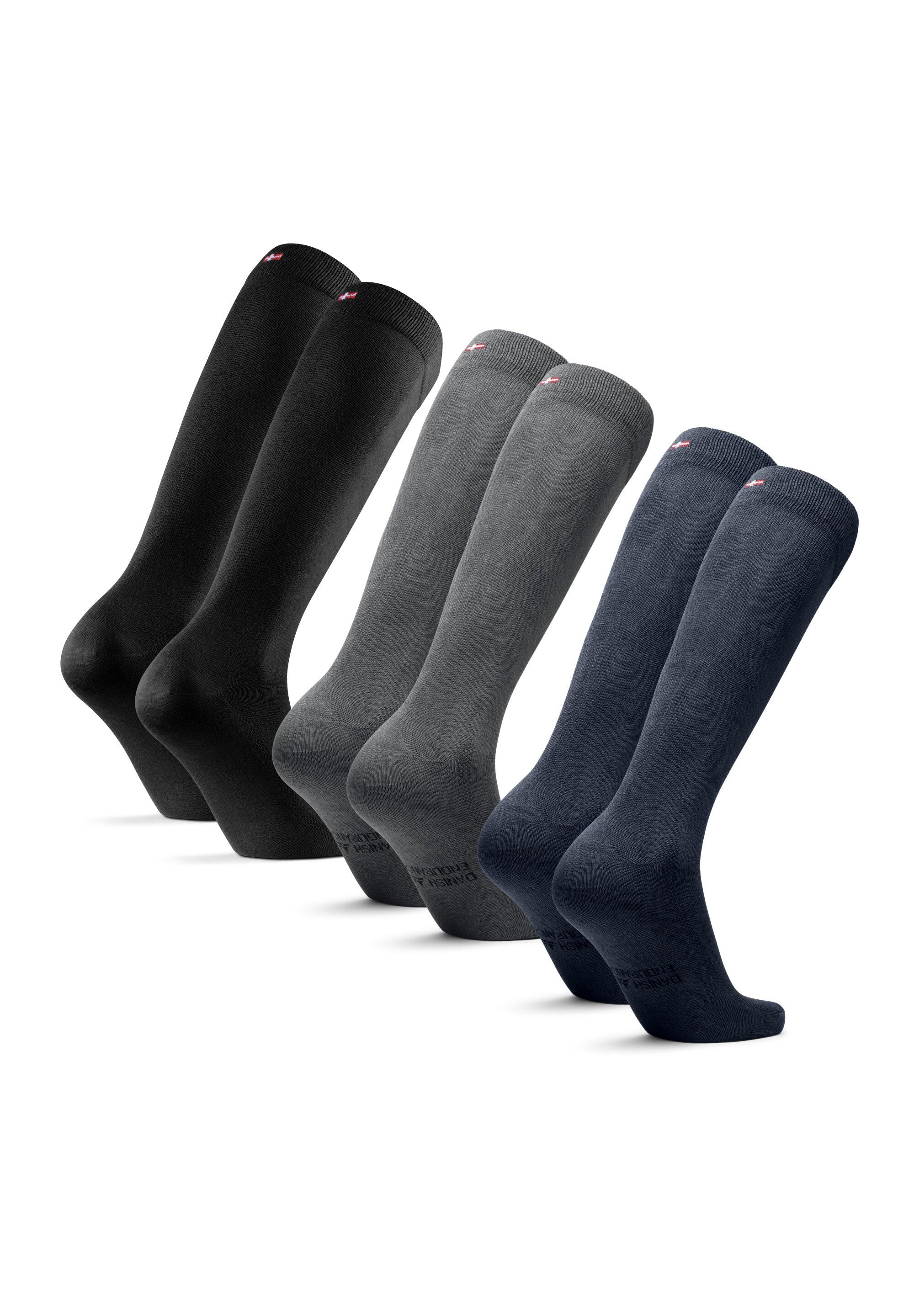 Calcetines de vestir de bambú hasta la rodilla 3 pares 2/5
