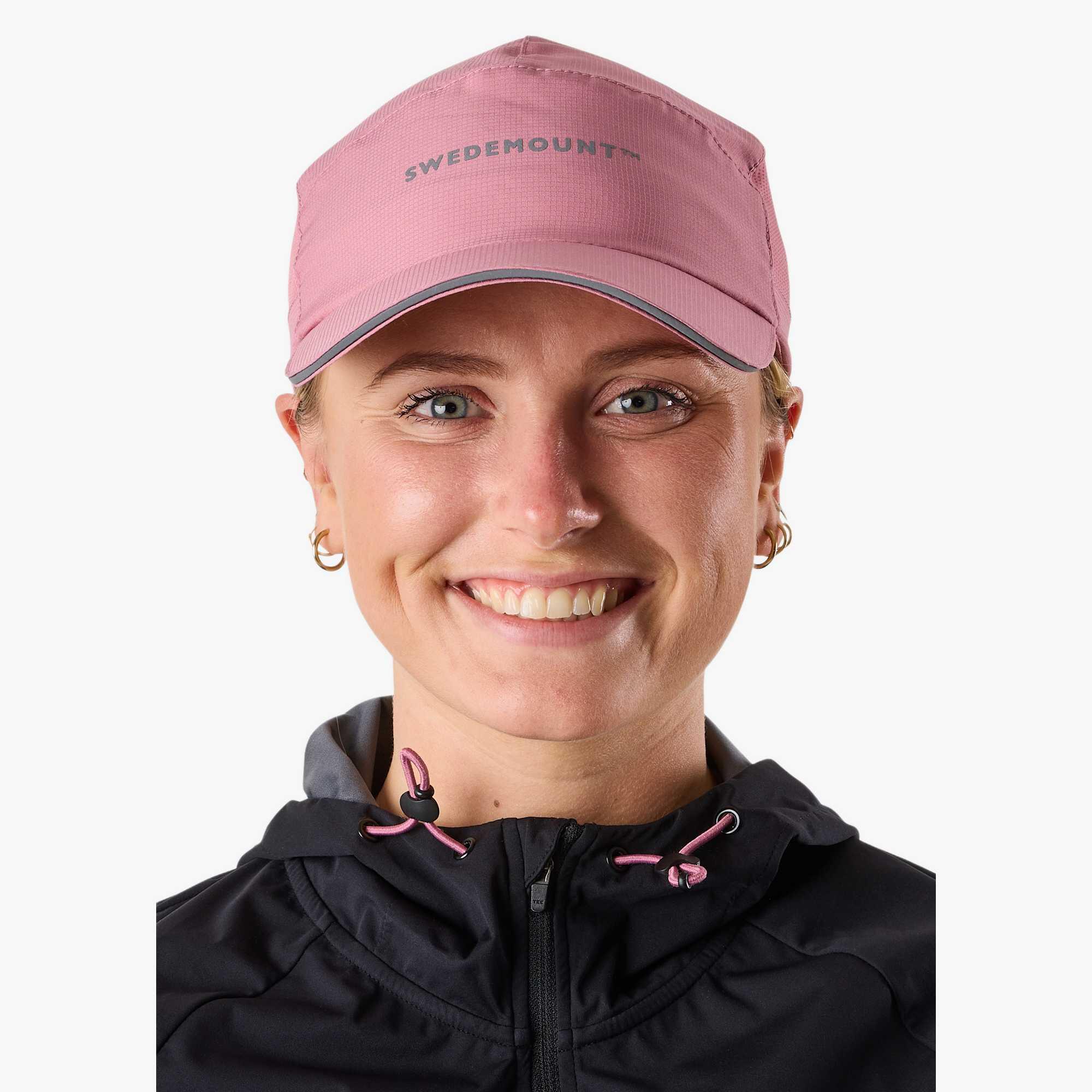 Casquette De Running Femme RNNR Pacer - Mesh Rouge/blanc/bleu - Taille Ajustable