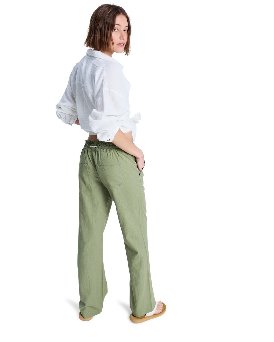 Pantalón acampanado OCEANSIDE Verde Mujer 2/4