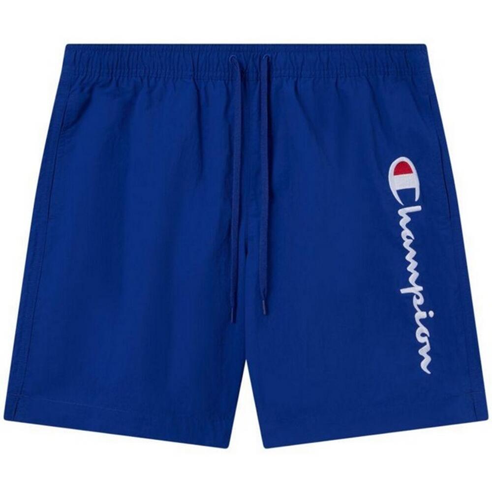 Heren Zwemshort Met Geborduurd Logo (Blauw) 2/4