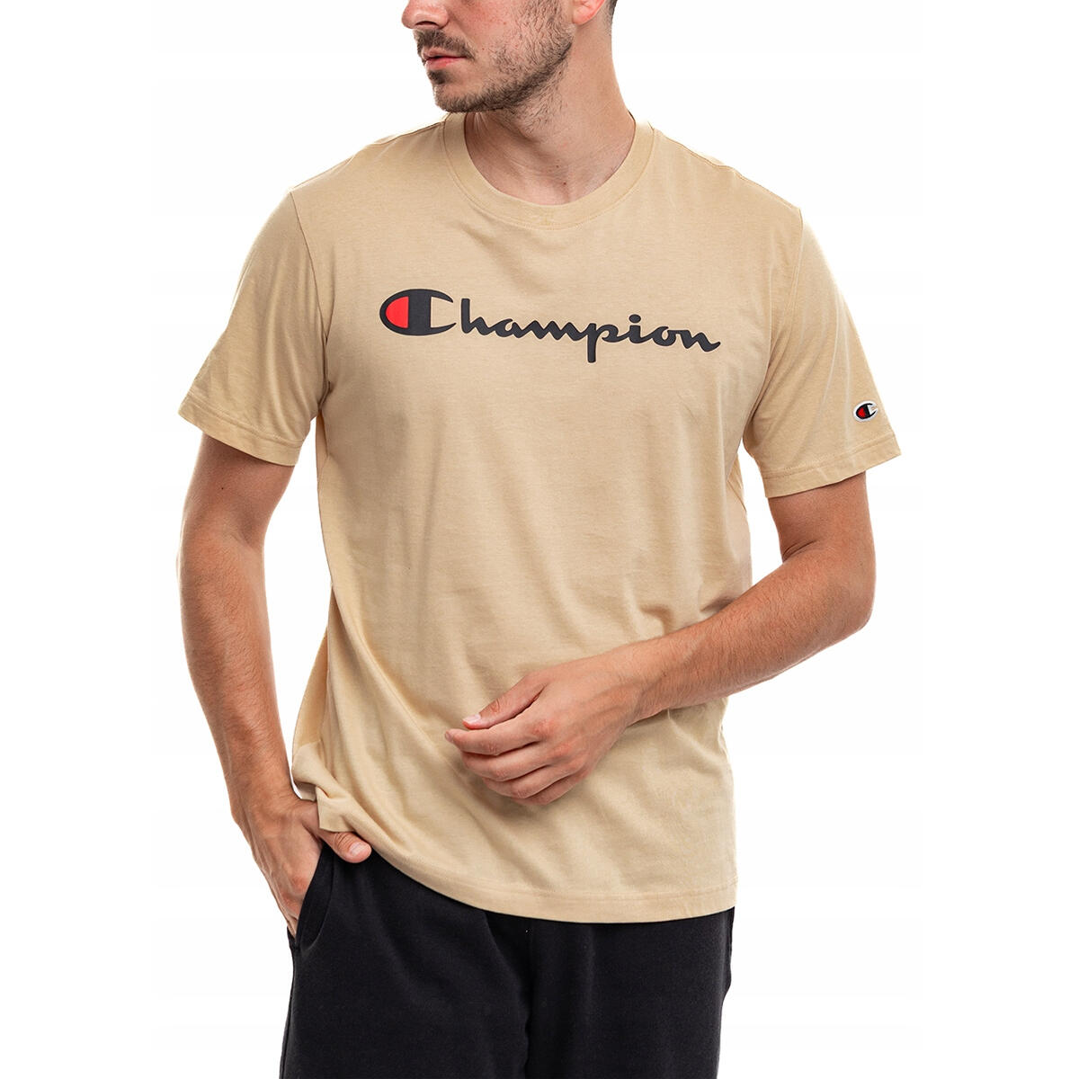 Tricou Drumeții În Natură Champion Logo Bărbați