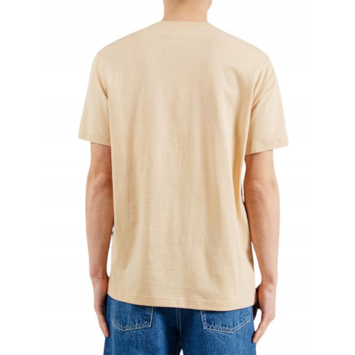 Maglietta Logo Uomo Champion Beige 3/3