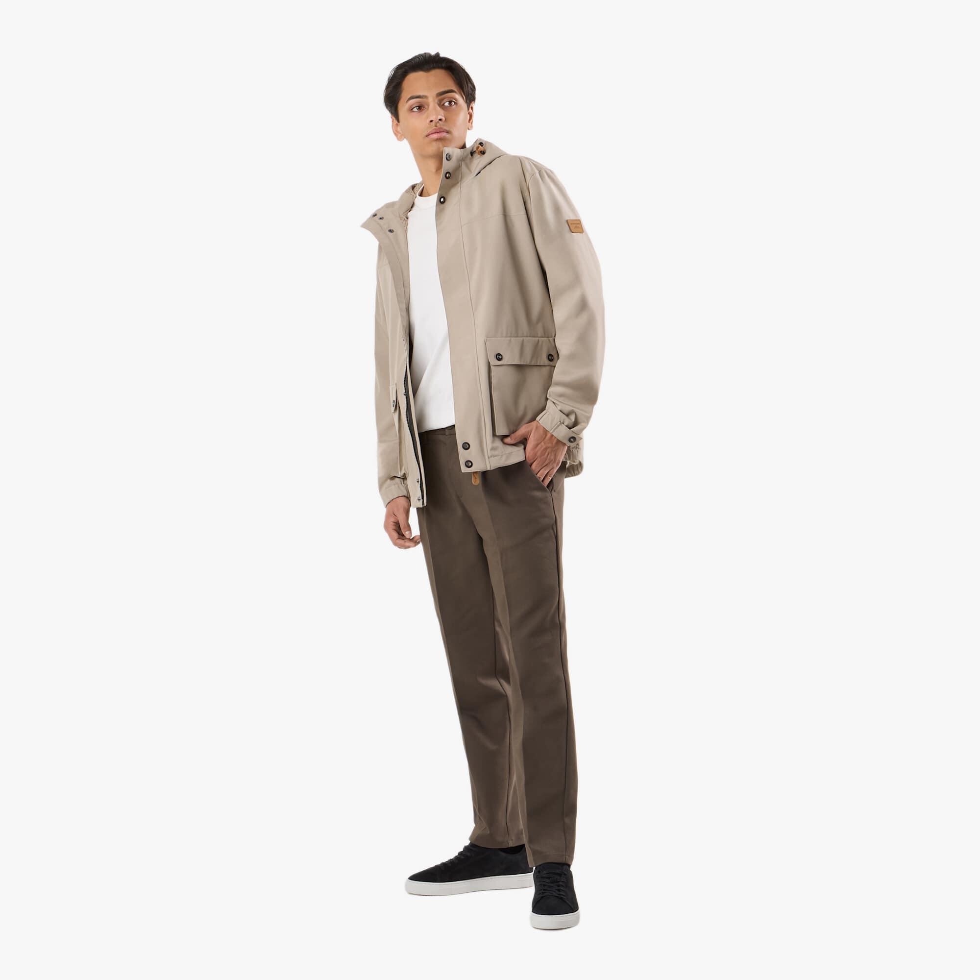 Herren Wandern Outdoorjacke wasserdicht atmungsaktiv Sarek 2.0 3/8