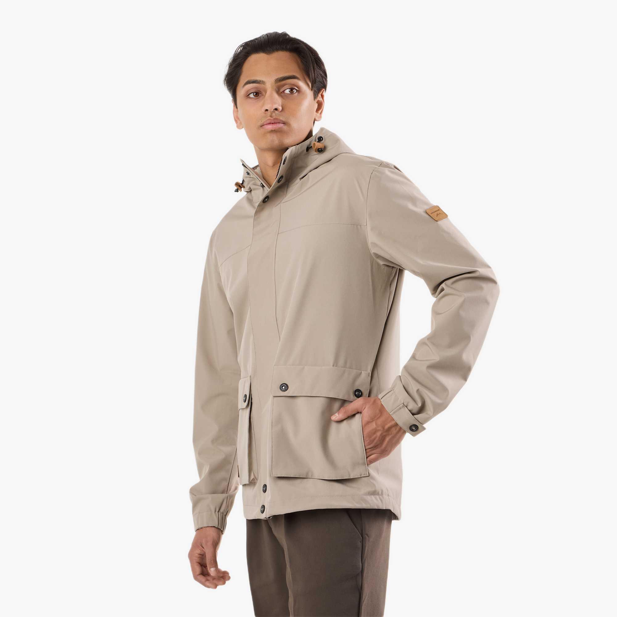 Herren Wandern Outdoorjacke wasserdicht atmungsaktiv Sarek 2.0 4/8