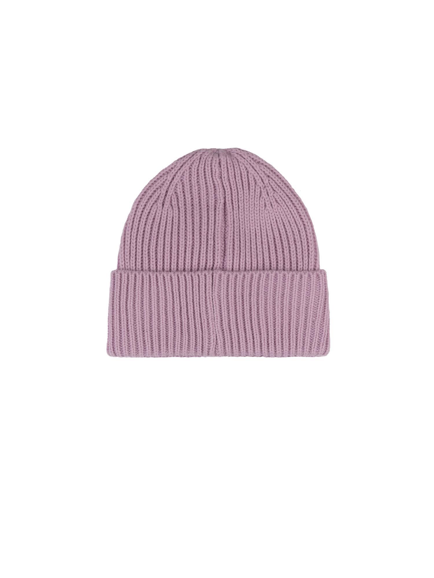 Gorro de mujer con puños de canalé "Never Without" 6/7