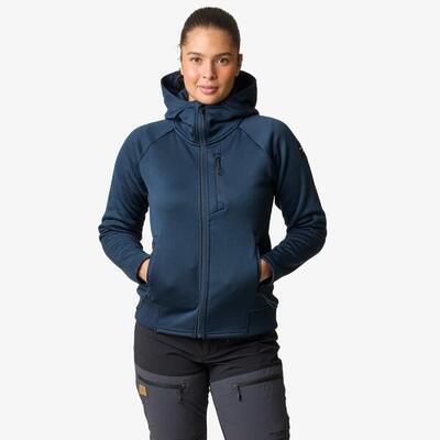 Dames hiking hood sweater lofoten tech stretch hood