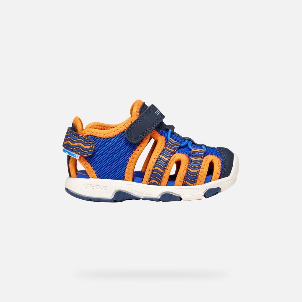 Sandales Bébé Garçon SANDAL MULTY BABY BOY Bleu Roi/Orange 2/7
