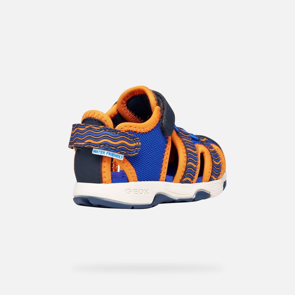 Sandales Bébé Garçon SANDAL MULTY BABY BOY Bleu Roi/Orange 6/7