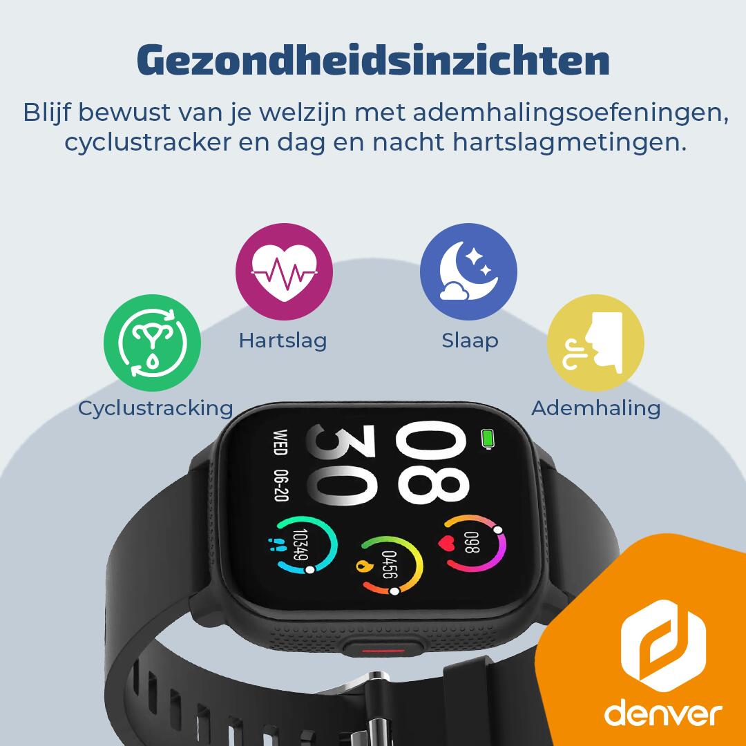 Smartwatch - Jauge de saturation - Moniteur de sommeil - SWC184B 4/7