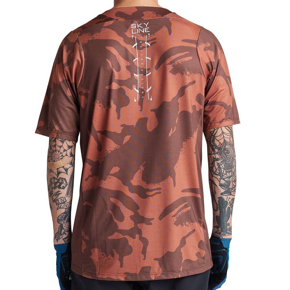 Camiseta MTB SKYLINE SHADOW CAMO de manga corta ultraligera 3/5