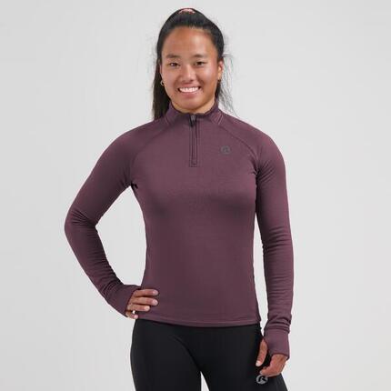 Haut de course à manches longues essentiel pour femme