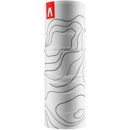 Fascia Tubolare Per Collo Adulto Unisex Alpinus Viki Alp Topo 3 Bianco