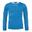 Bărbați Running Maglie lungi Traspirant Dusseldorf ML Cerulean-Bianco