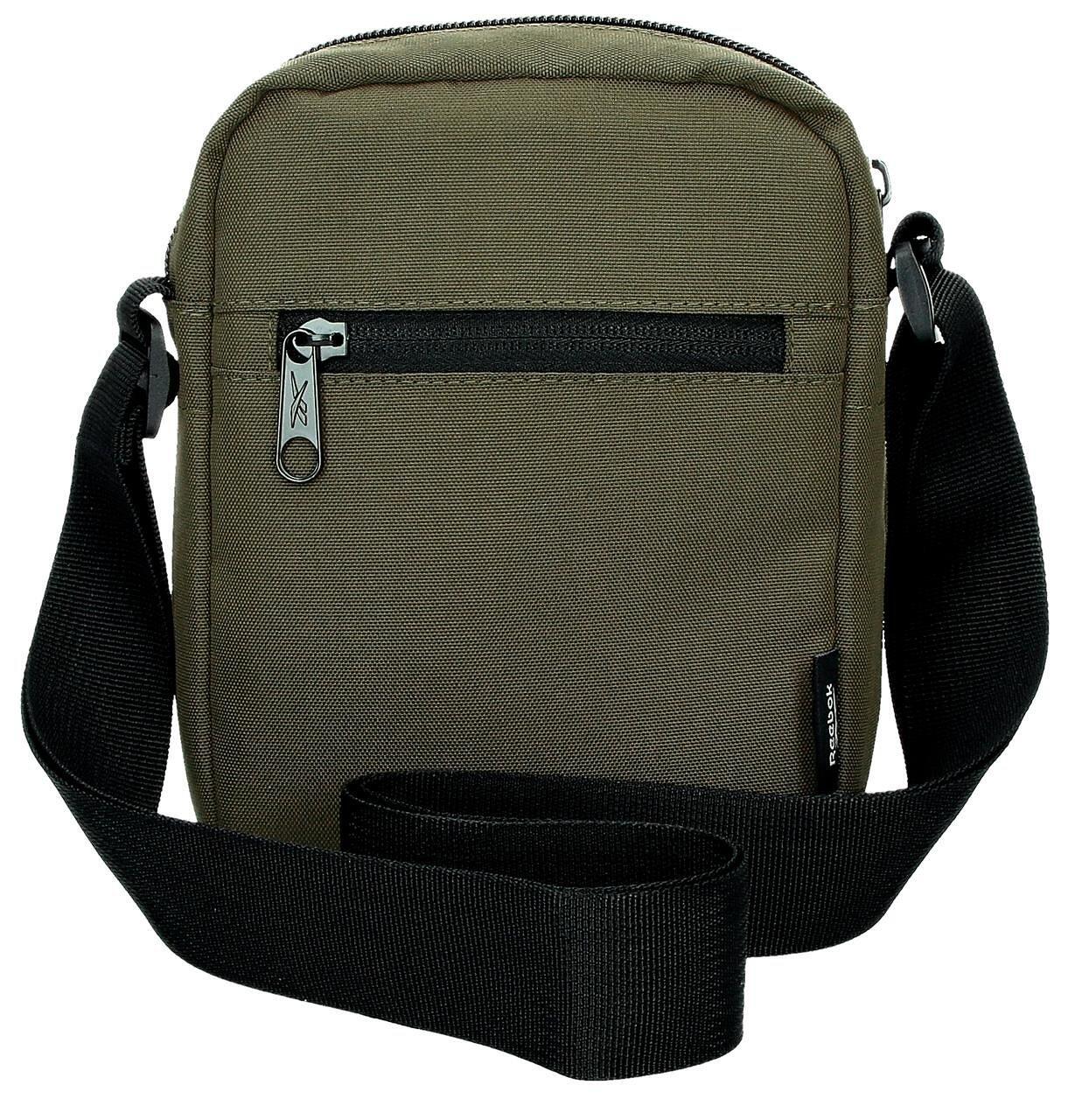 Bolsa tiracolo masculina Reebok Cross cáqui 2/5