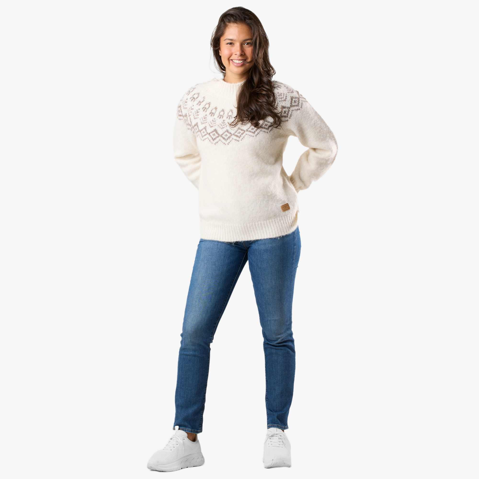 Maglione di lana da donna Lofoten Wool Knit 3/7
