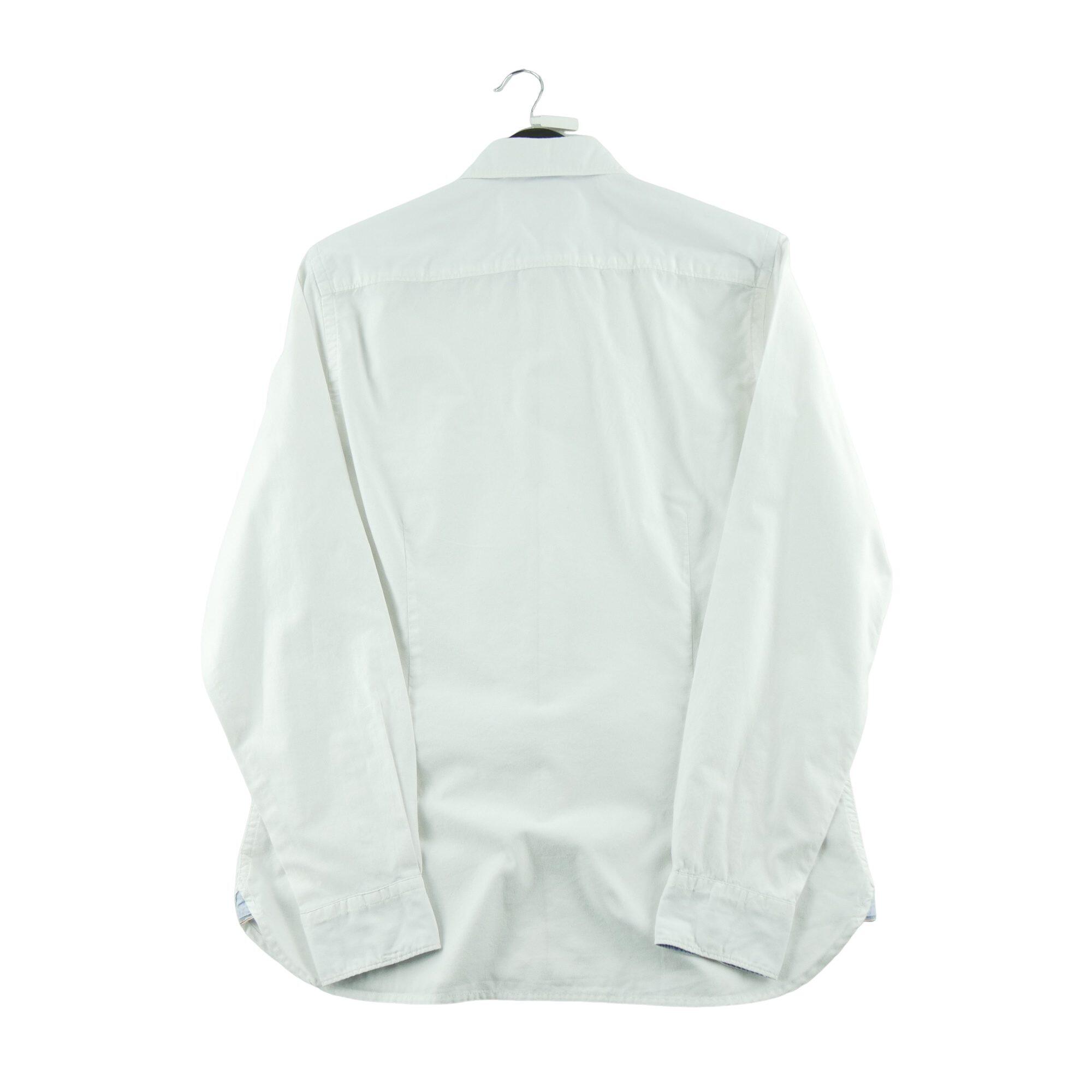 Seconde vie - Chemise classiques Homme uni Blanc - Excellent 3/7