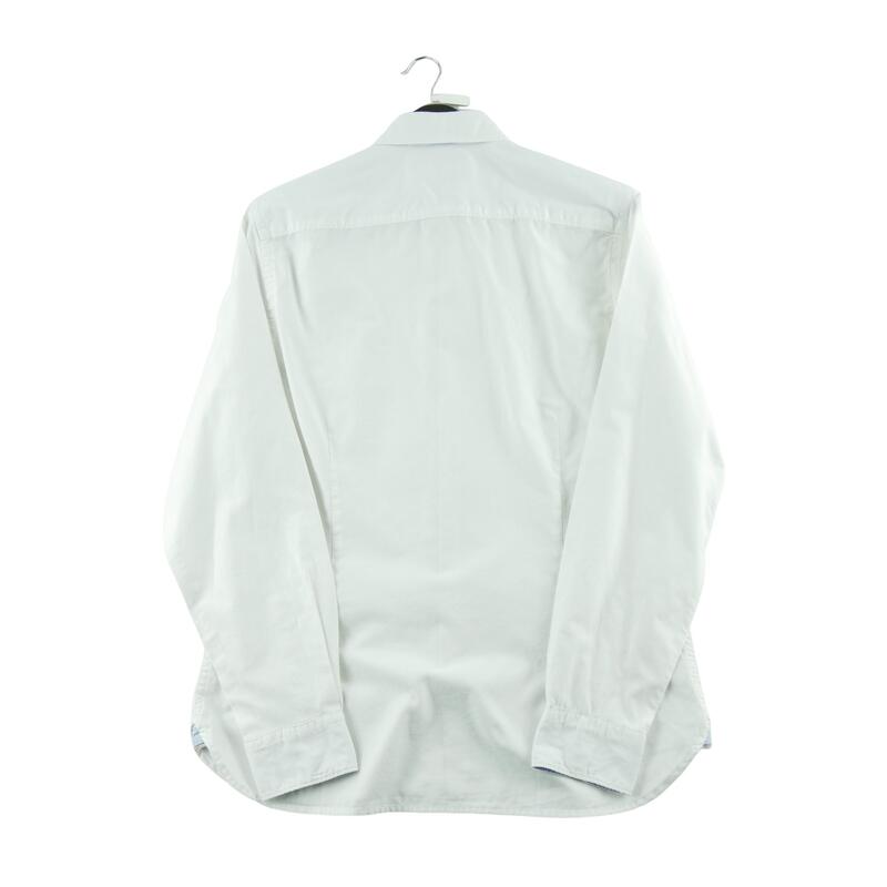 Tricou alb solid clasic pentru bărbați