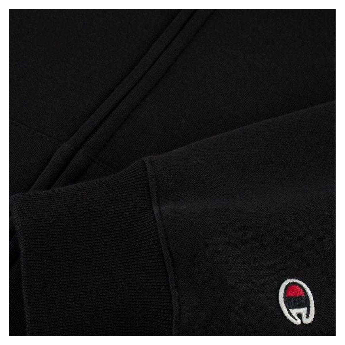 Felpa Con Cappuccio E Zip Intera Donna Champion Nero 4/5