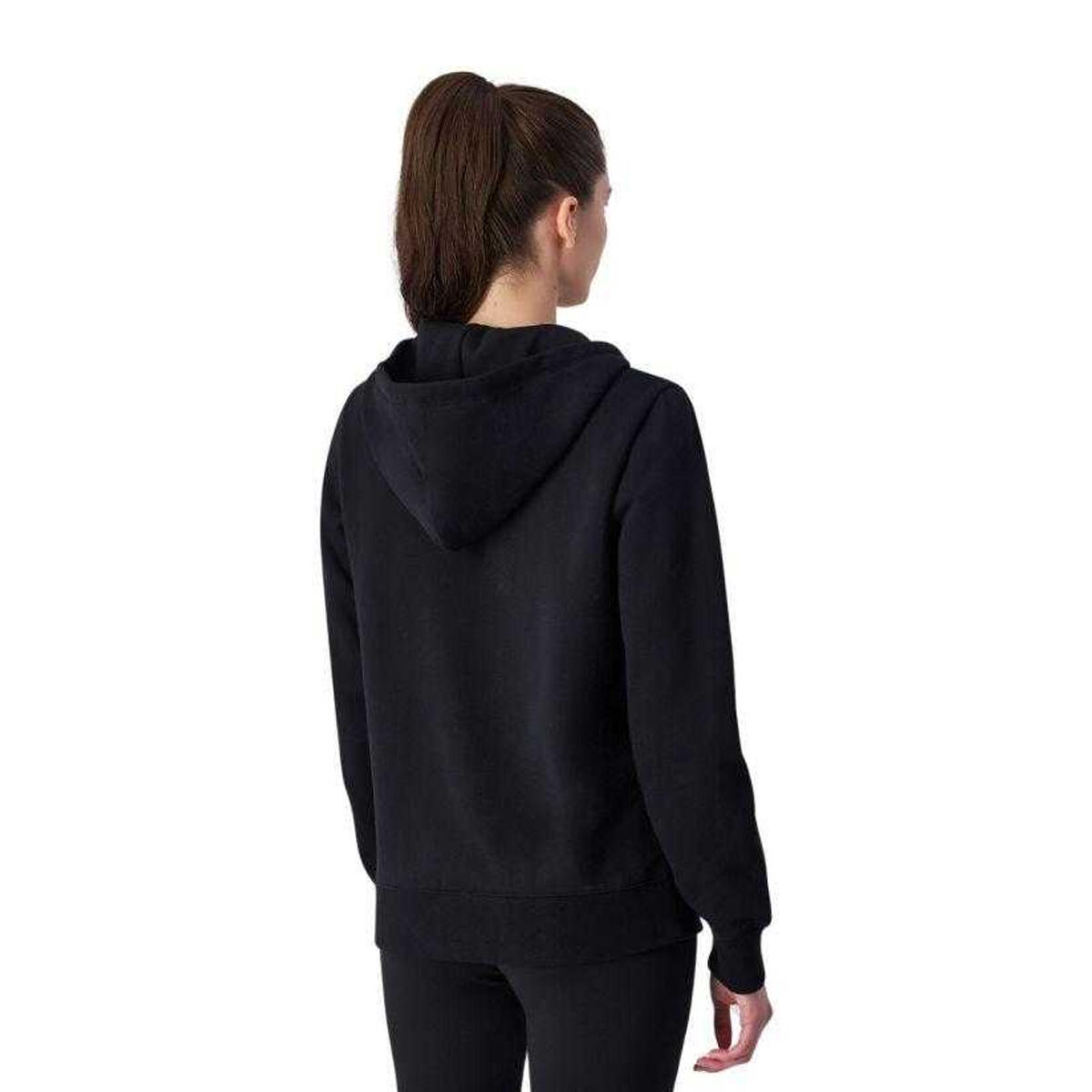 Felpa Con Cappuccio E Zip Intera Donna Champion Nero 3/5