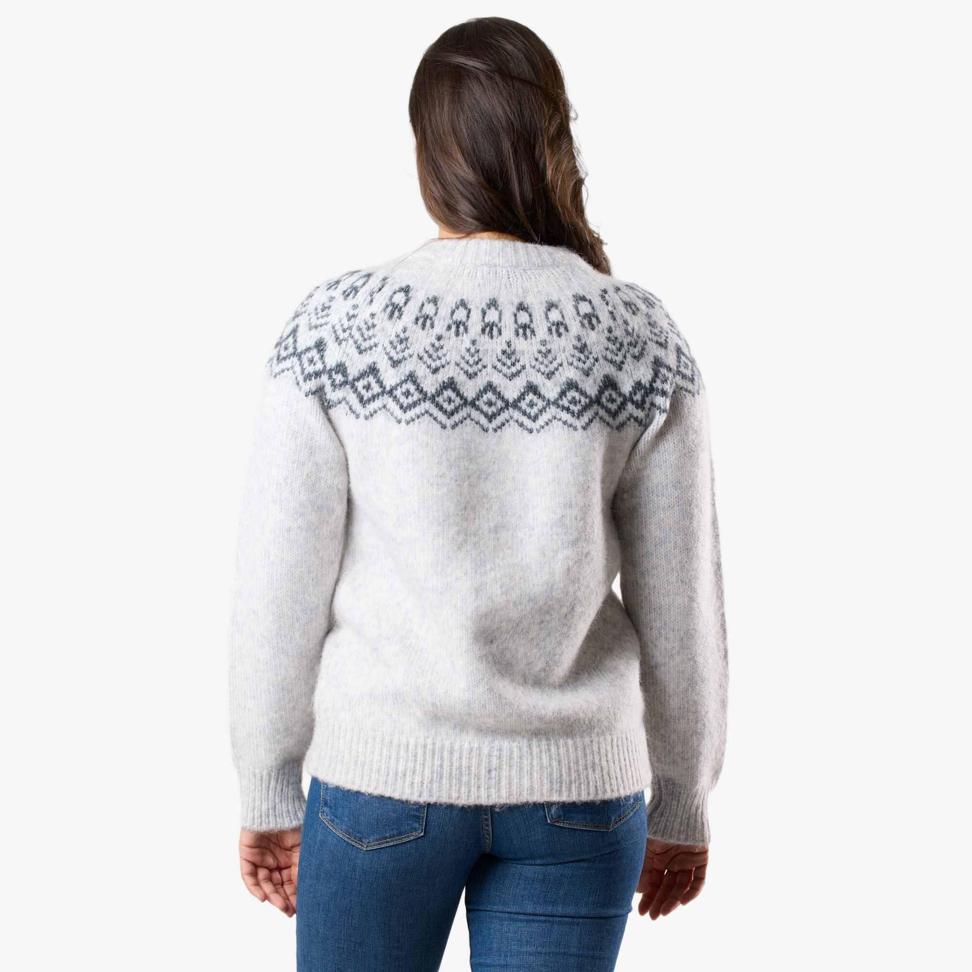 Dames sweaters cardigan Lofoten wol gebreid 2/7