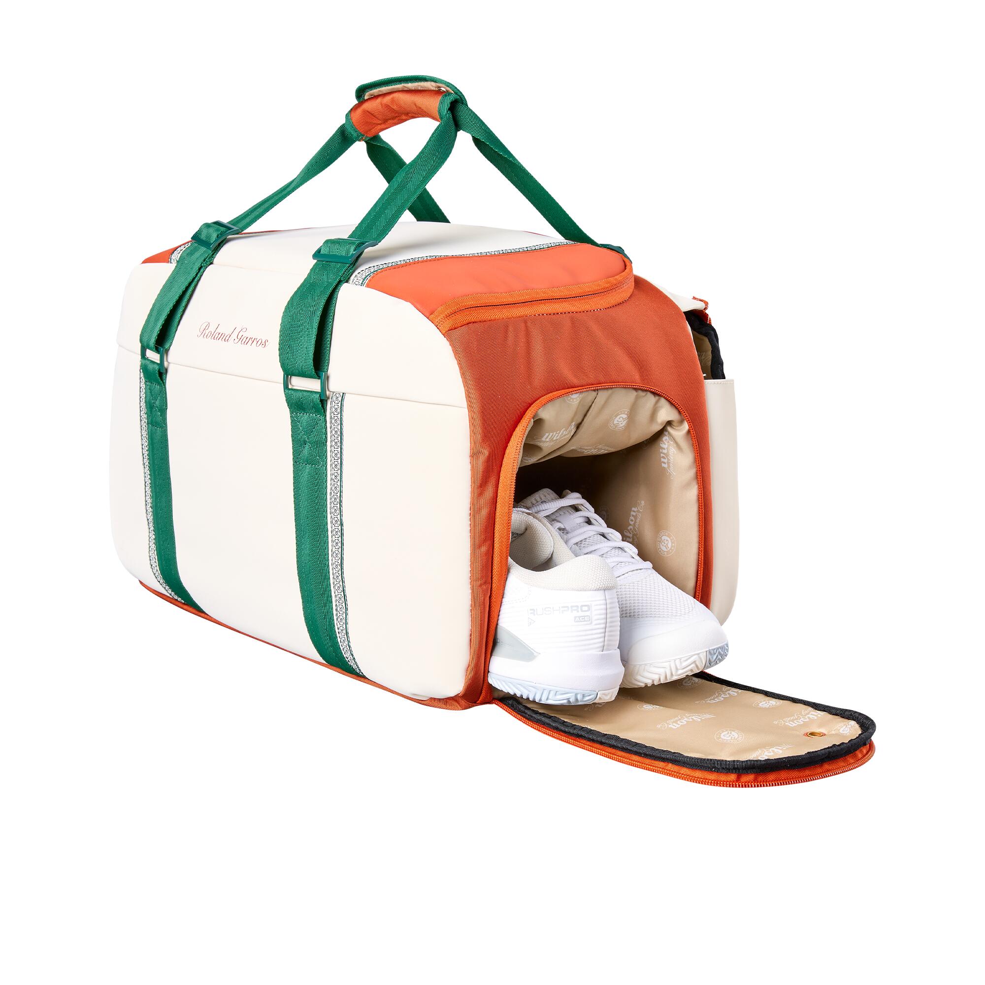 BOLSA WILSON ROLAND GARROS SMALL DUFEL 2026 (BEIGE) 4/5