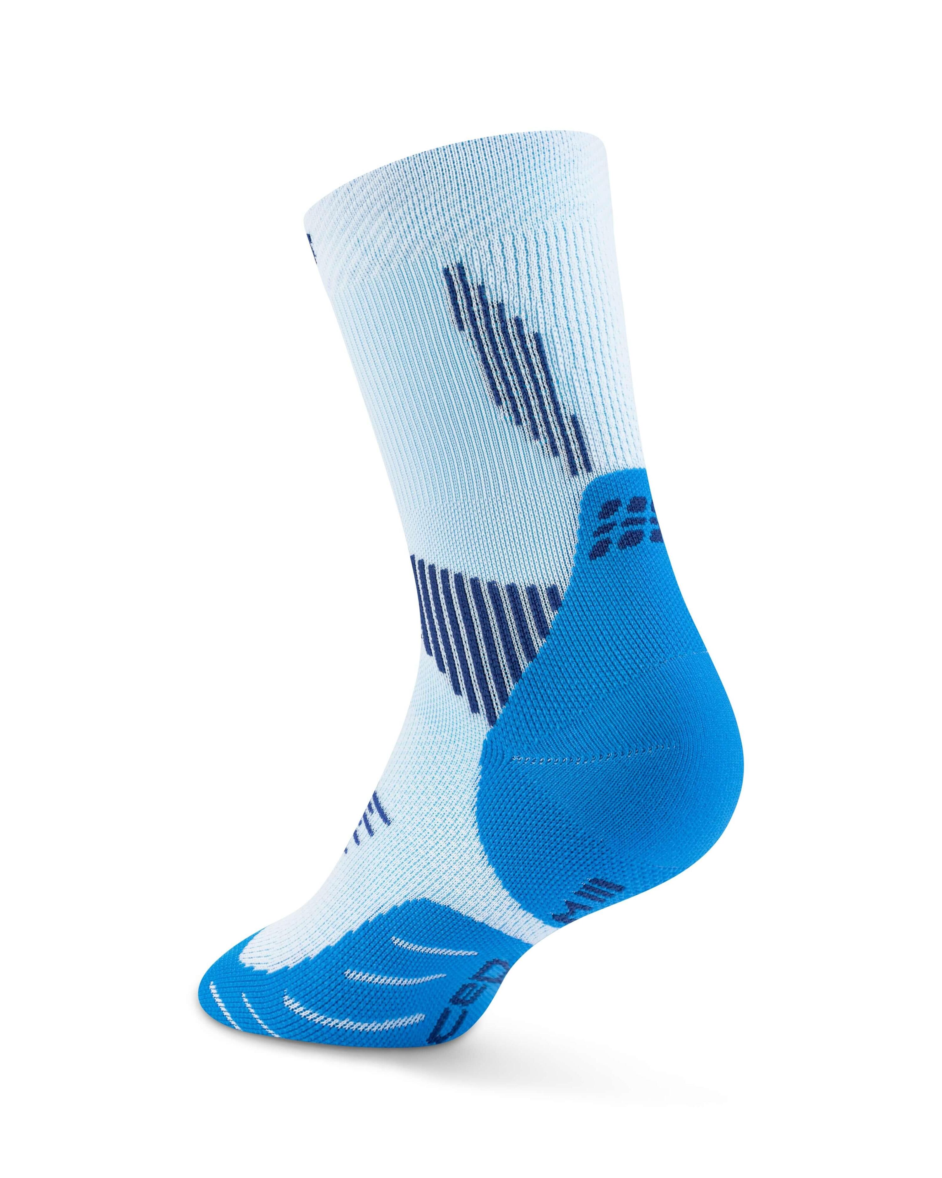 CEP Run Mid-Cut Compressie Sokken - Lichtblauw - Dames (34/37) 3/7