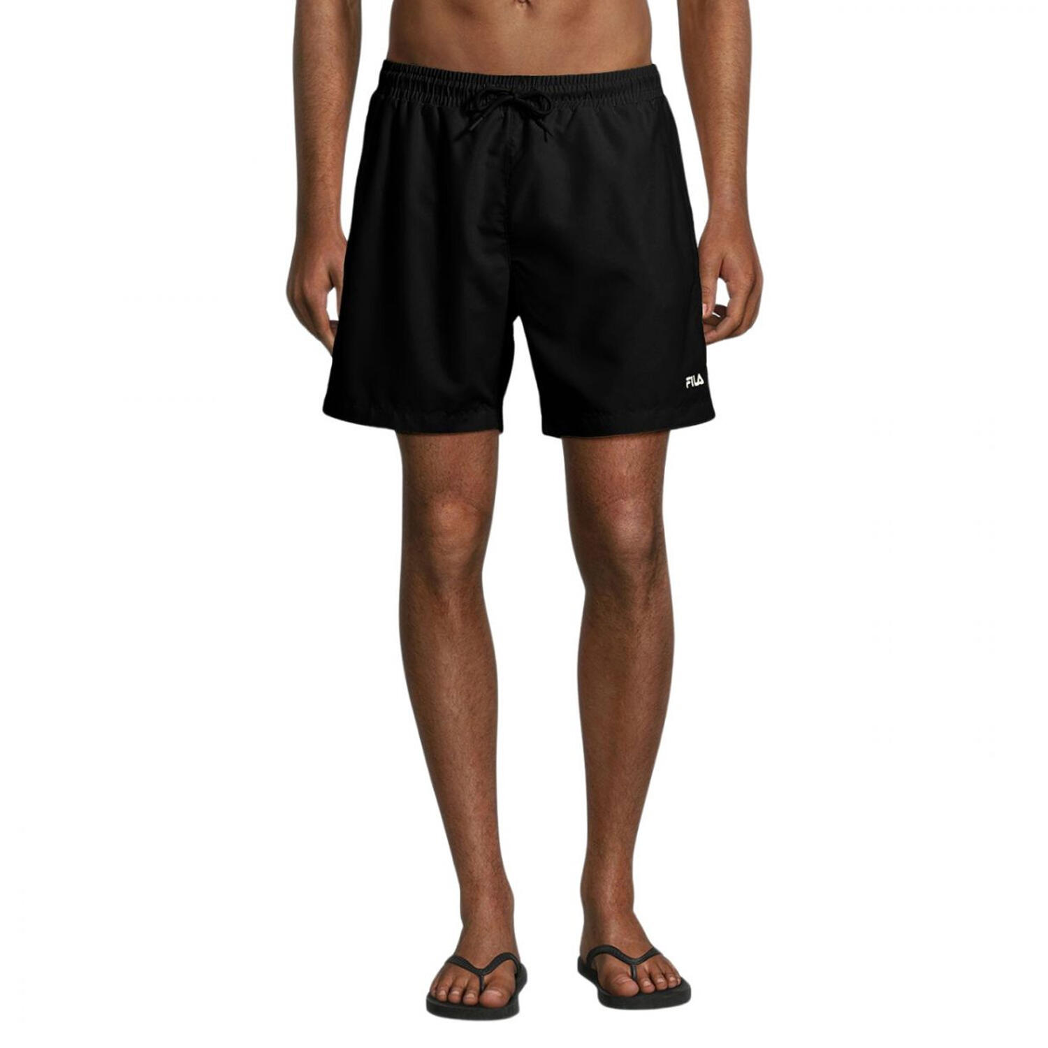 Short De Bain Motif/style Logo Brodé SOMALIA Homme (Noir) 2/3