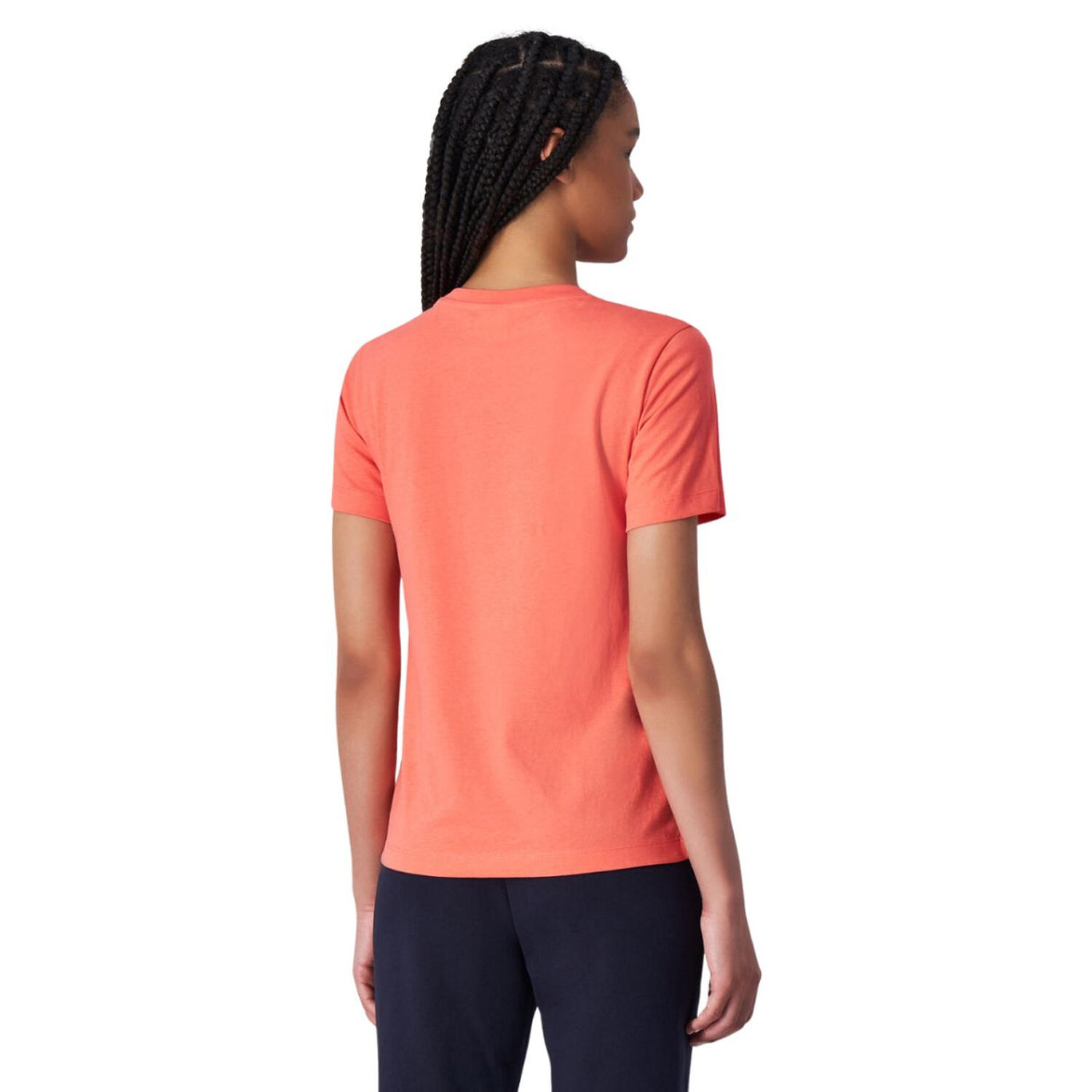 Womens/Ladies Branded Sleeve TShirt (Pink) 3/3