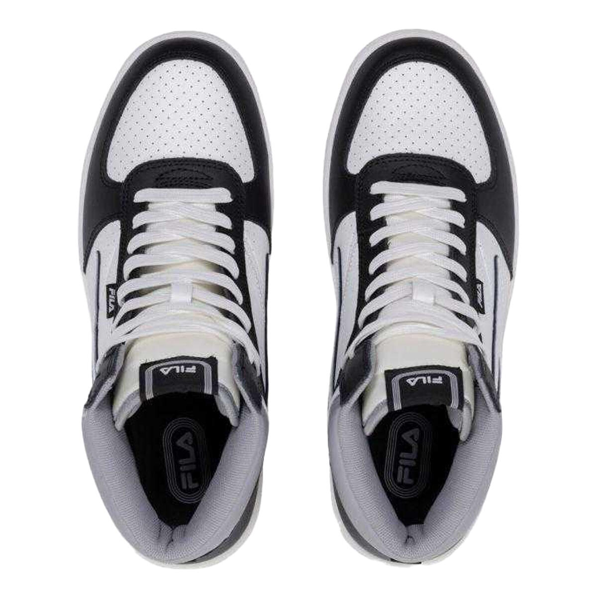 Scarpe Sportive PelleUomo Fila Sevaro Bianco Nero 4/6